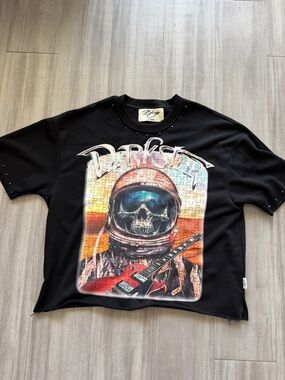Blyke Black Graphic Astronaut Skull Tee (XL)